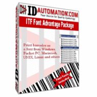 IDAutomation Interleaved 2 of 5 Font Advantage screenshot